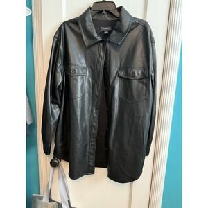 Halogen Men's Leather Coat XL‎